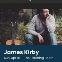James Kirby at the Listening Booth at The Listening Booth