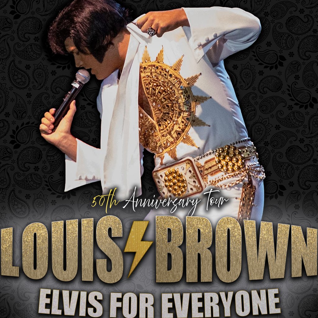 ELvis for Everyone 50th Anniversary starring Louis brown at Babbacombe Theatre, Torquay