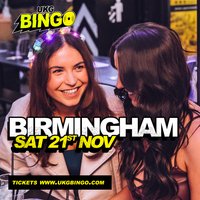 UKG BINGO Sat 21st November Birmingham at The Rainbow Pub Digbeth