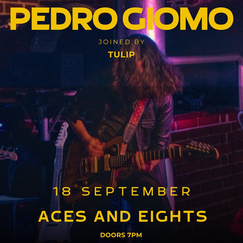 Pedro Giomo + Tulip - Live at Aces and Eights Image