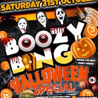 Boozy Bingo Halloween Special at The Rhyddings Suite At The Royal Toby Hotel