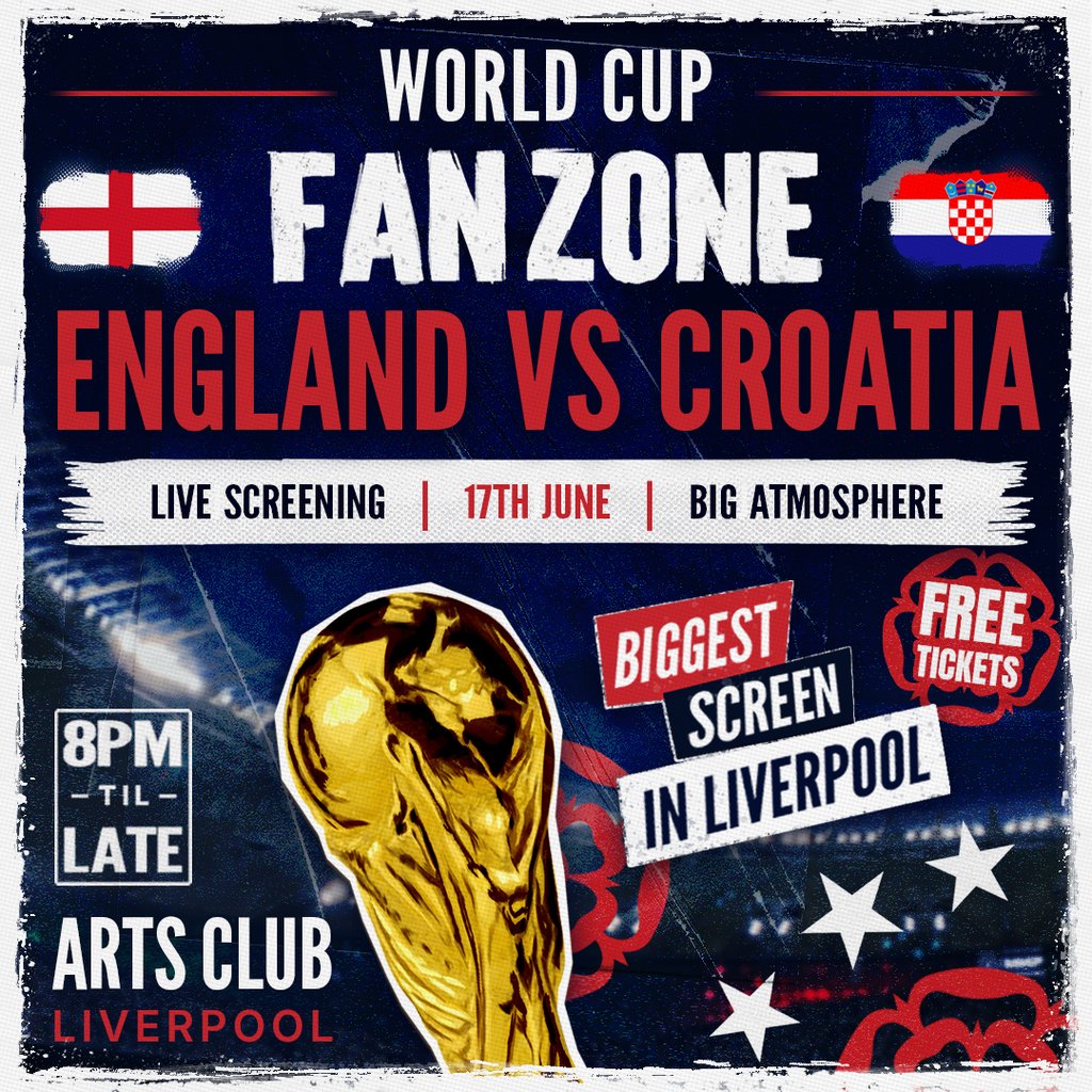 England VS Croatia - Worldcup Fanzone