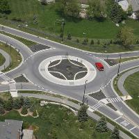 Driving on Major Roundabouts at Olympic Stadium