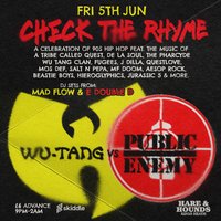 Check The Rhyme - A Night Of 90's Hip Hop at Hare And Hounds Kings Heath