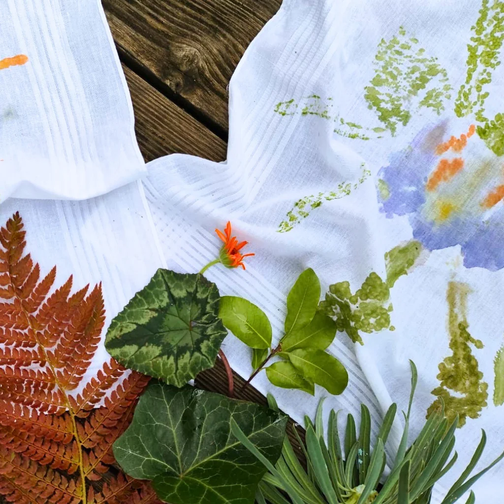 Wetland Wellbeing Workshop - Hapa Zome Printing