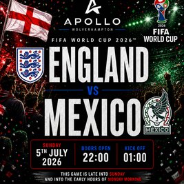 FIFA World Cup 2026 - England vs Mexico (Last 16)