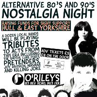 Alternative 80s & 90s Nostalgia Night at ORILEYS LIVE MUSIC VENUE