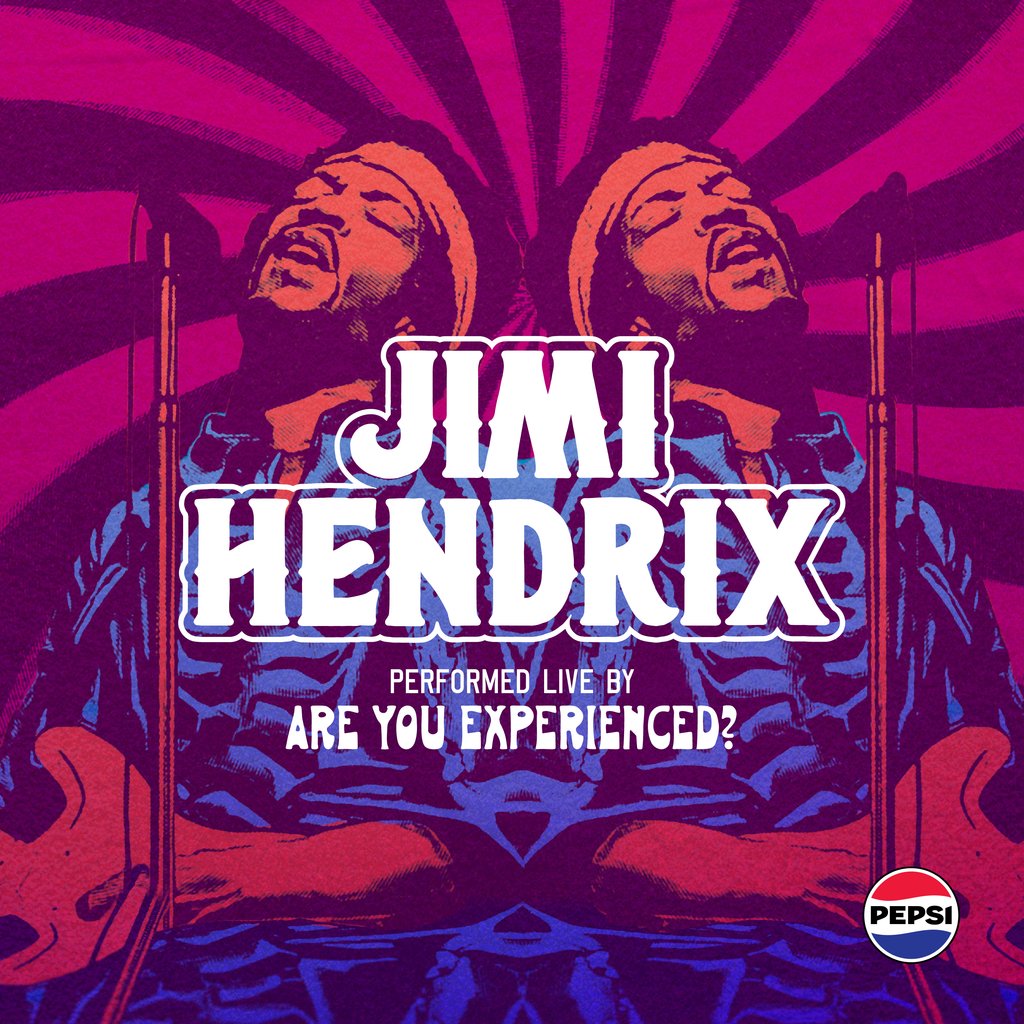 Jimi Hendrix performed LIVE in Liverpool - Are You Experienced? — gig artwork