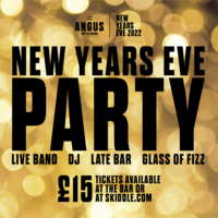 New Years Eve Party at The Angus Tap And Grind