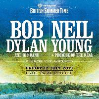 British Summer Time: Bob Dylan & Neil Young at Hyde Park, London at Hyde Park