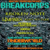 Breakcorps feat. Broken note, limewax, ruby my dear and more