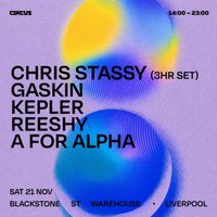 Circus Presents Chris Stassy Sat 21st Nov Liverpool