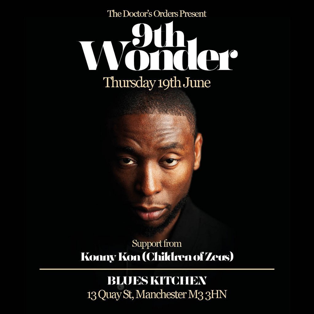 9th Wonder (Little Brother) at THE BLUES KITCHEN, MANCHESTER, MANCHESTER