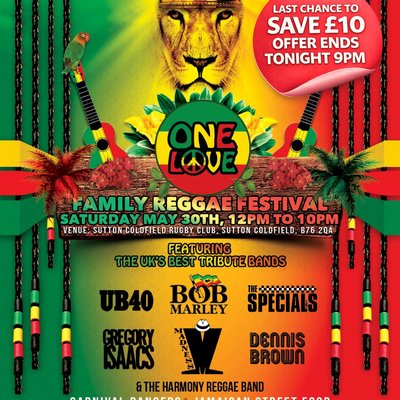 Sutton Coldfield One Love Family Reggae Music Festival