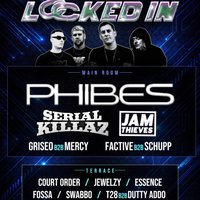 Hooked Presents Phibes,Serial Kilaz,Jam Thieves + More at Thirty3Hz