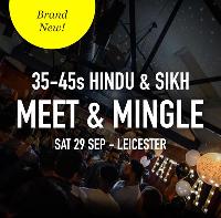 FREE Hindu & Sikh Meet and Mingle Dating, Leicester - 35-45s
