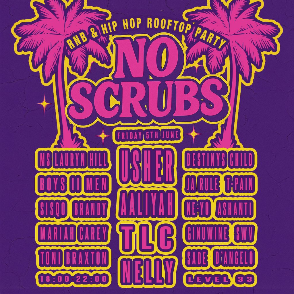 No Scrubs: 90s & 00s R&B Day Party (Plymouth)
