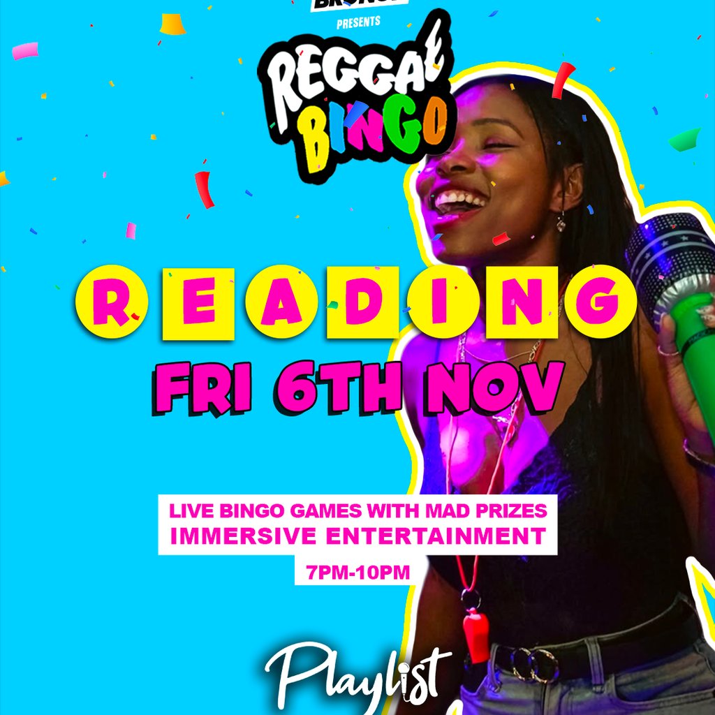 Reggae Bingo – Reading -Fri 6th Nov