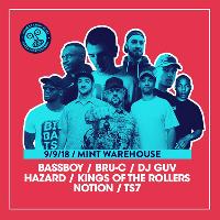WAH w/ Hazard, Bassboy, Kings Of The Rollers, Guv, Notion, Bru-C