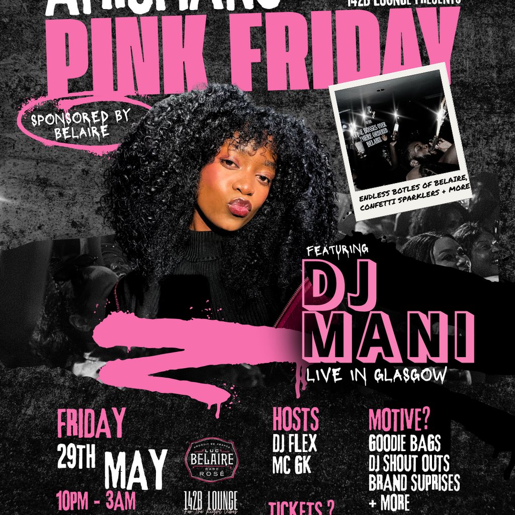 AFROPIANO PINK FRIDAY ~ The Belaire Affair Returns