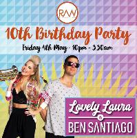 Raw Nightclub presents Lovely Laura and Ben Santiago Raw Nightclub presents Lovely Laura and Ben Santiago