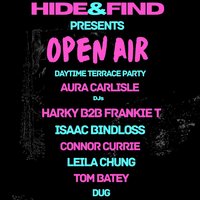 Hide&Find presents Open air daytime terrace party Aura at AURA Carlisle
