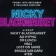 Nu Age Music Presents Nicky Blackmarket 19th December Event Title Pic
