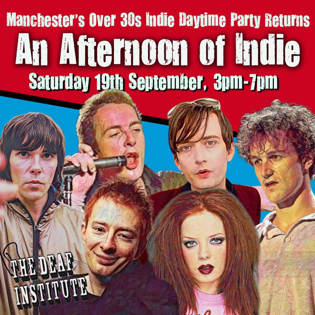 An Afternoon of Indie: MANCHESTER (over 30s), 3pm-7pm Image