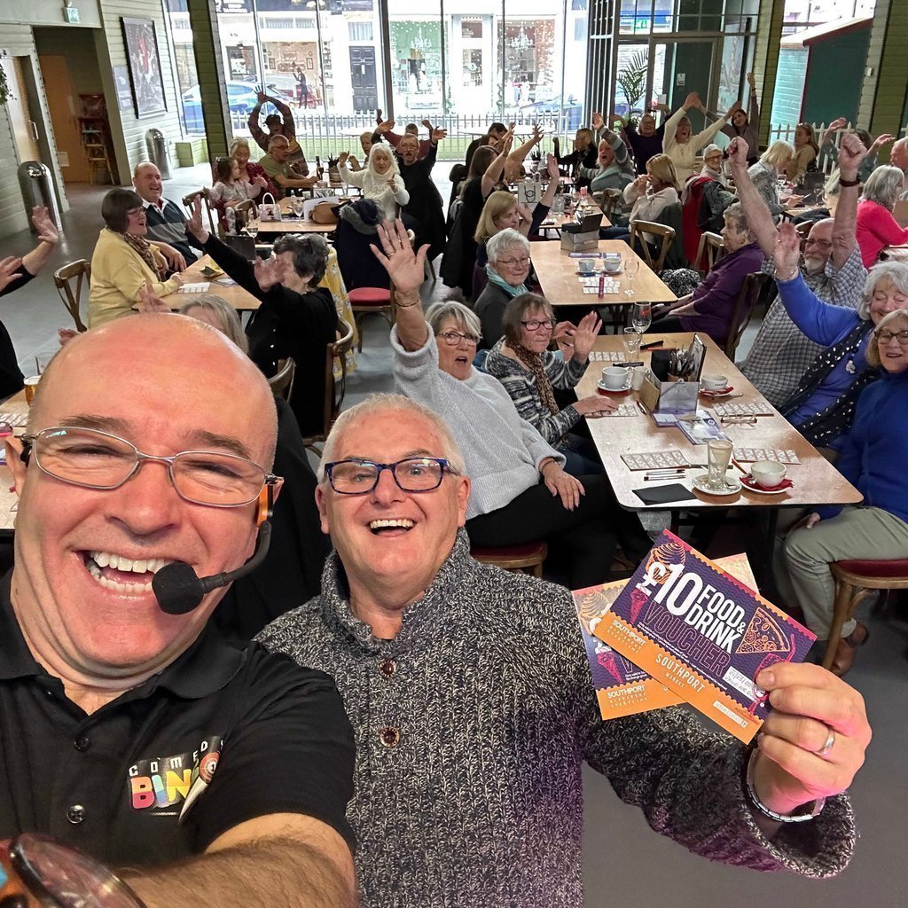 Comedy Bingo Winter Social @ Southport Market at Southport Market, Southport