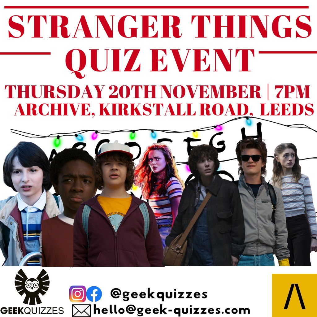 Stranger Things Quiz Event