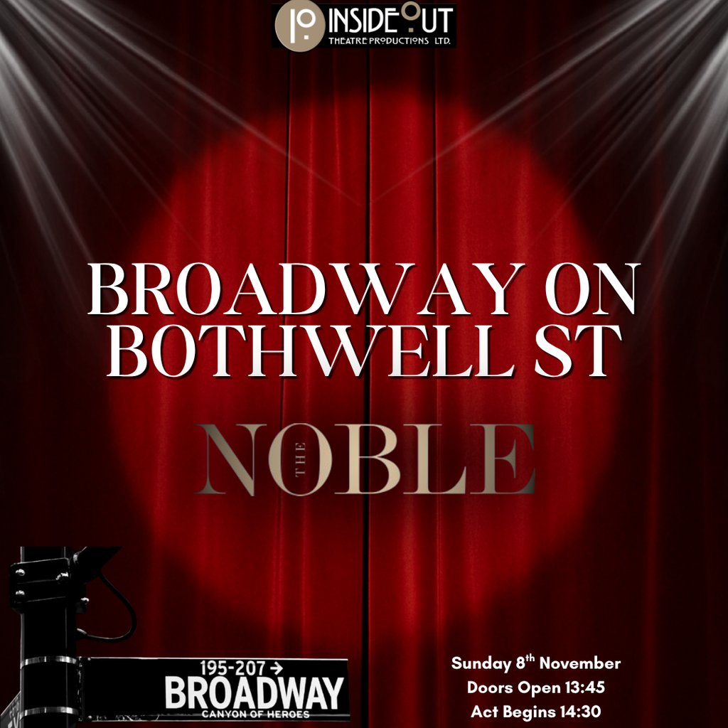 Broadway on Bothwell Street at The Noble Public House Glasgow, Glasgow