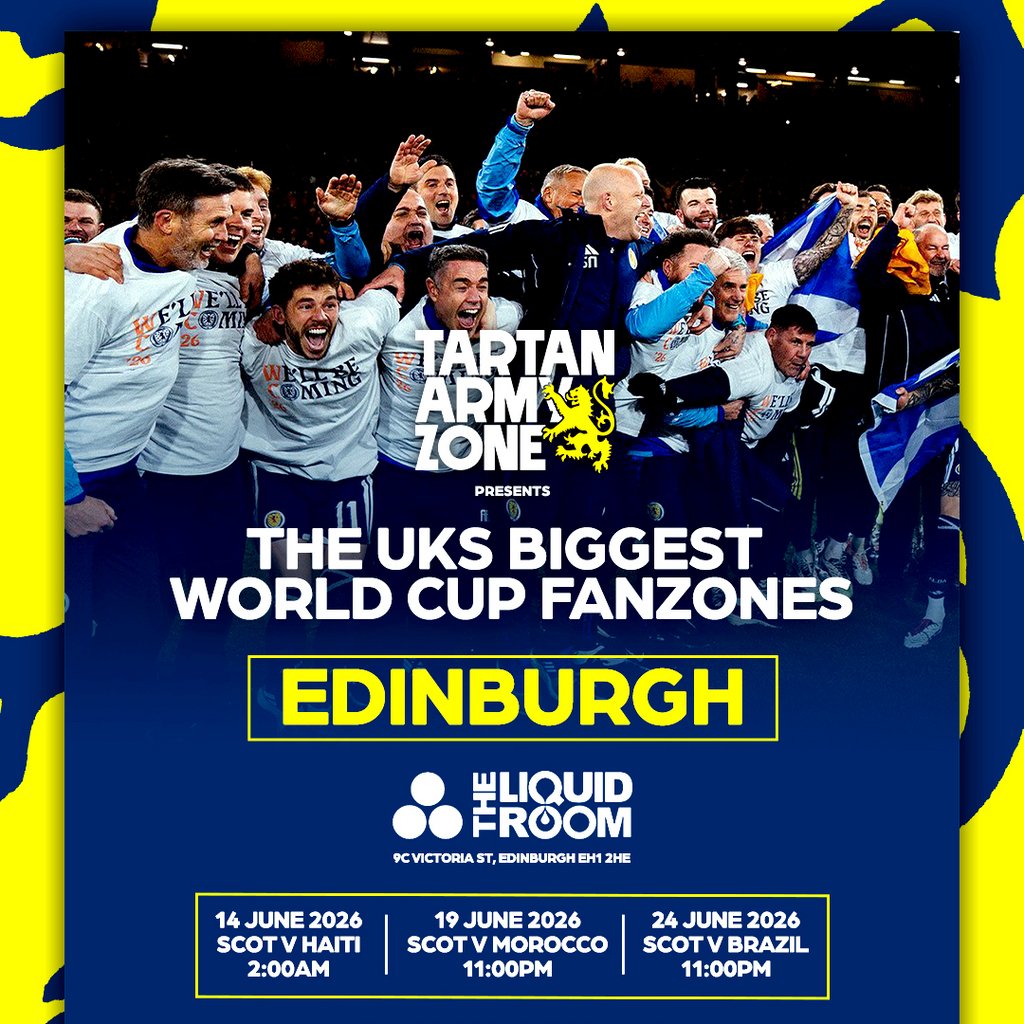Tartan Army Zone: Scotland Vs Brazil (Edinburgh)