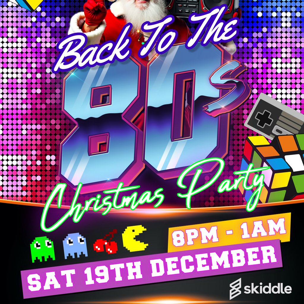 Back To The 80’s Christmas Party