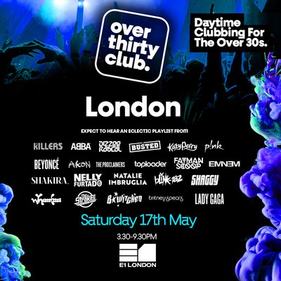 OVER 30's CLUB - Daytime Clubbing - London