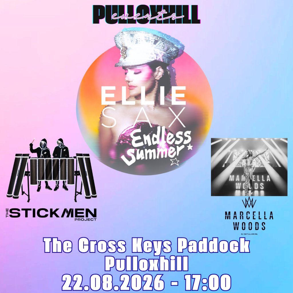 Pulloxhill Events 2026 - Ellie Sax Endless Summer