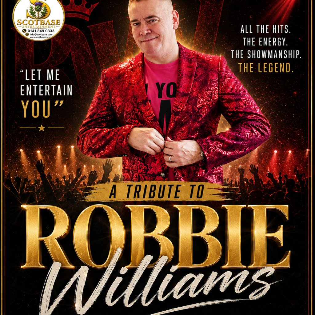 The Fort presents: A Tribute to Robbie Williams at The Fort Hotel, Broughty Ferry