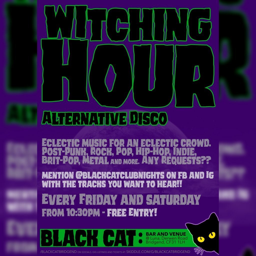 Witching Hour Alternative Club Night, 6 December | Event in Bridgend | AllEvents
