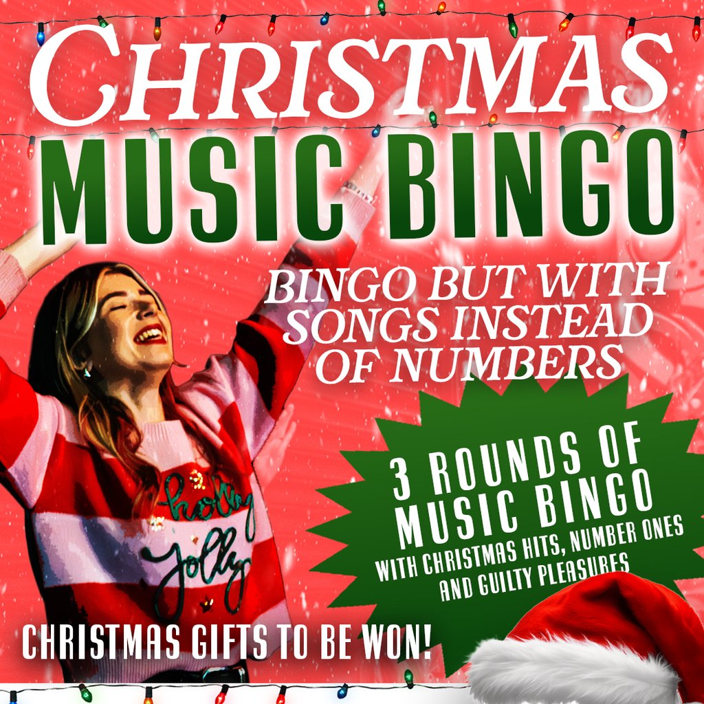 Christmas Music Bingo — gig artwork