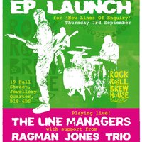 The Line Managers EP Launch at Rock N Roll Brewhouse