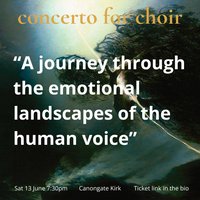 Calton Consort: Concerto for Choir at Canongate Kirk