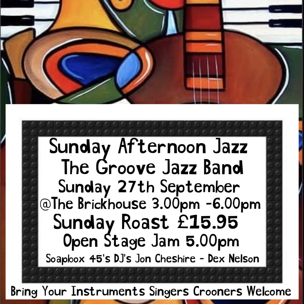 Sunday Afternoon Jazz with The Groove Jazz Band