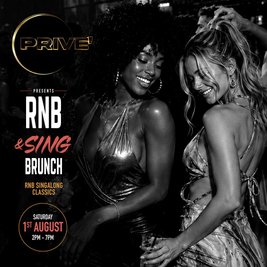 PRIVE' PRESENTS: RNB & Sing - Summer Brunch