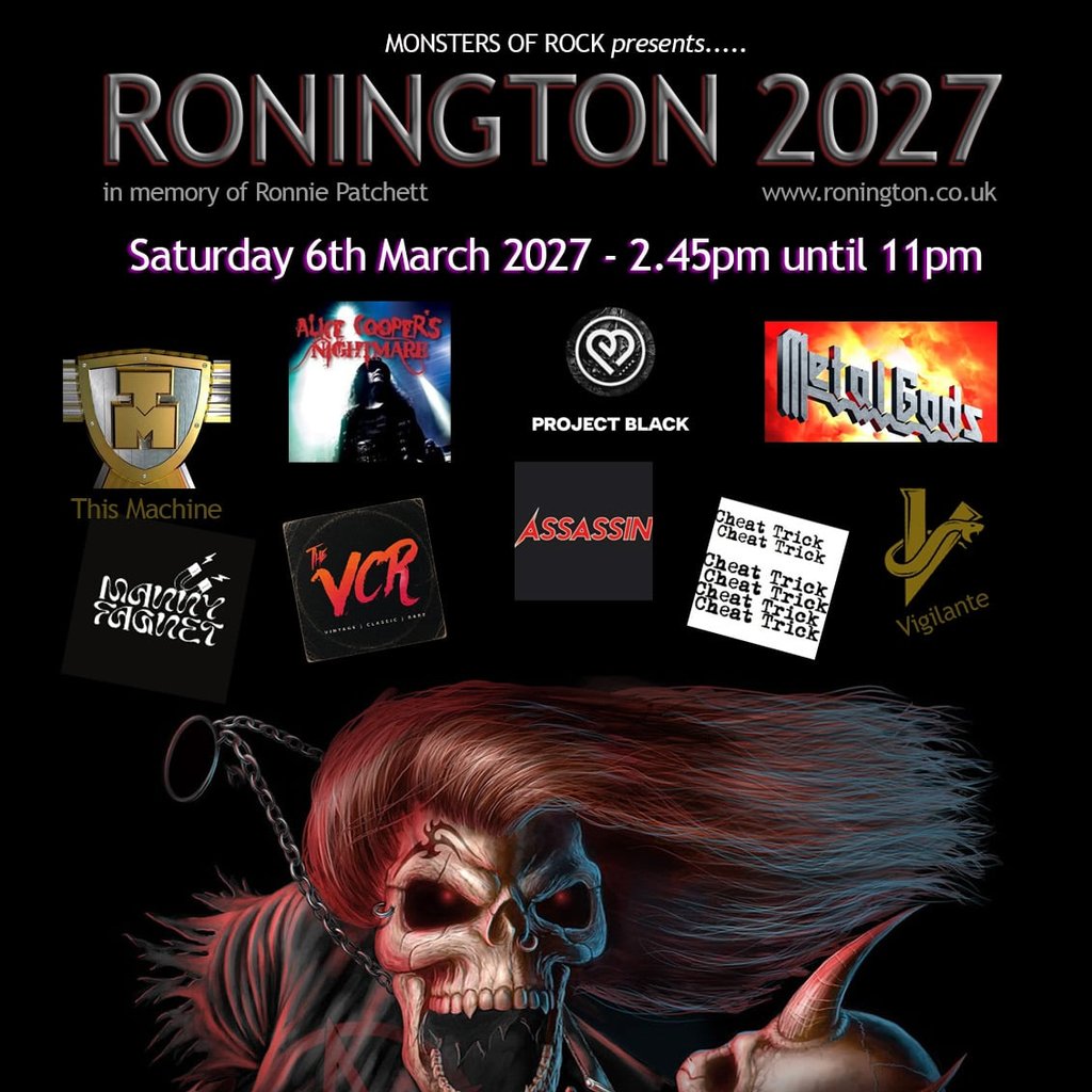 Ronnington 2027 at SHILDON CIVIC HALL, SHILDON