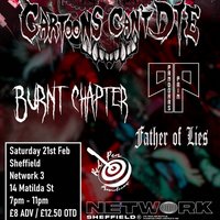 Cartoons Can't Die, Pandora's Pain & 2 more great bands! at Network 3
