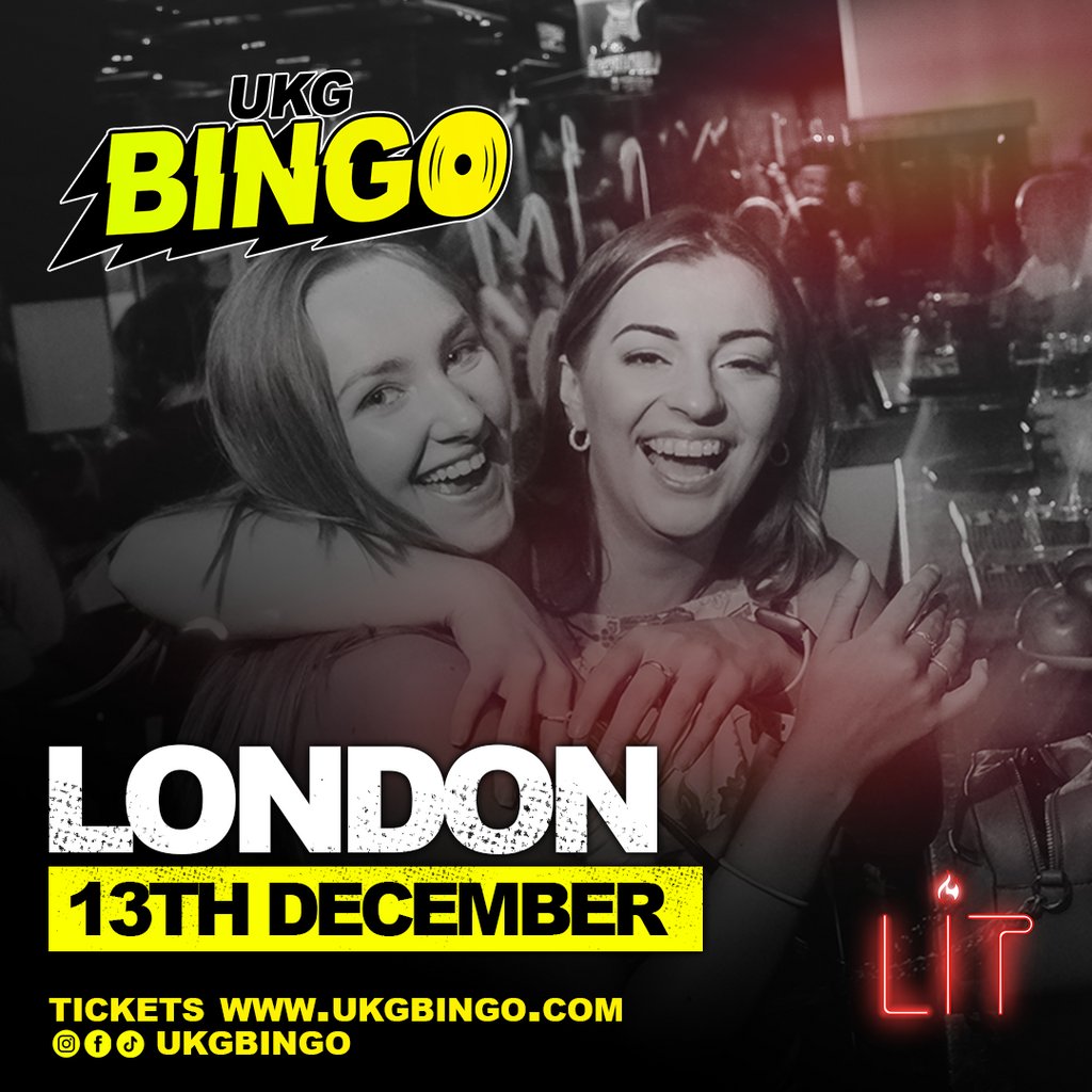 UKG BINGO Sat 13th Dec London