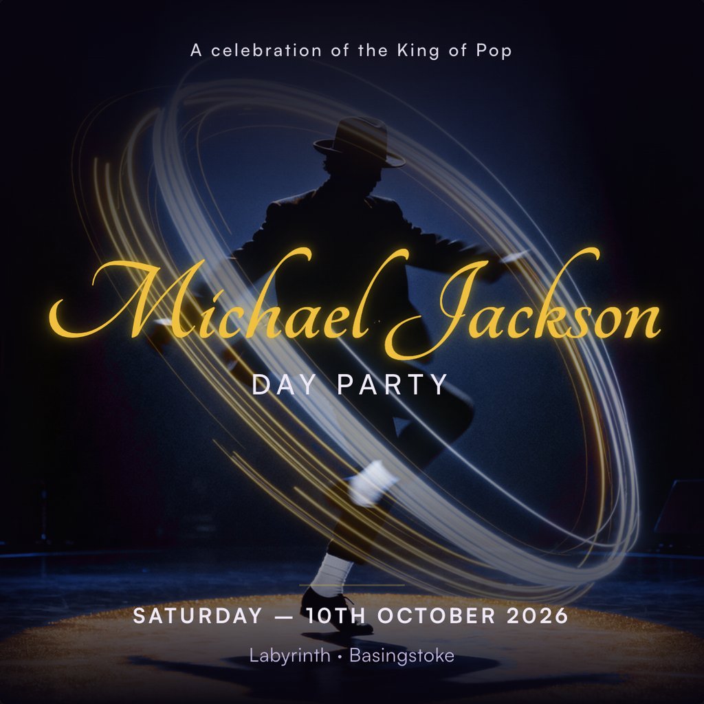 The Michael Jackson Day Party comes to Basingstoke at Labyrinth Basingstoke, Basingstoke