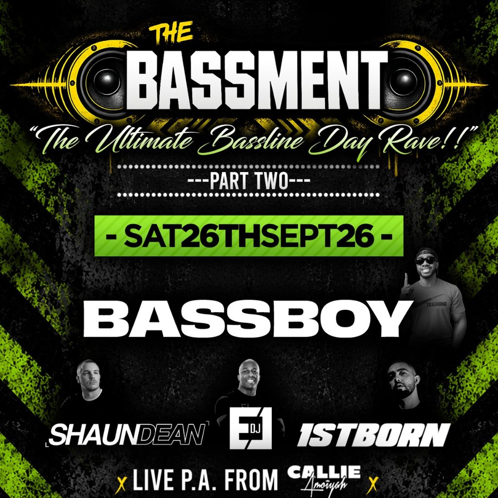 The ultimate bassline day rave PART 2! at The Bassment Venue, Dudley