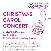 Birmingham St Marys Hospice Carol Concert