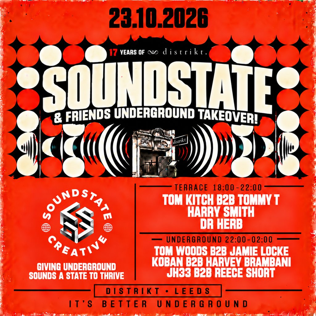 Soundstate Distrikt Takeover Returns Friday 23.10.26
