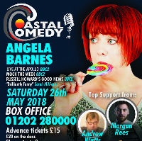 Coastal Comedy presents the stupendous Angela Barnes!